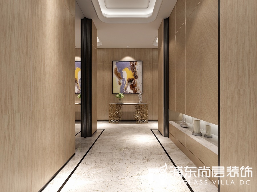 上海尚层装饰碧桂园装修门厅实景图 上海尚层装饰碧桂园装修门厅实景图