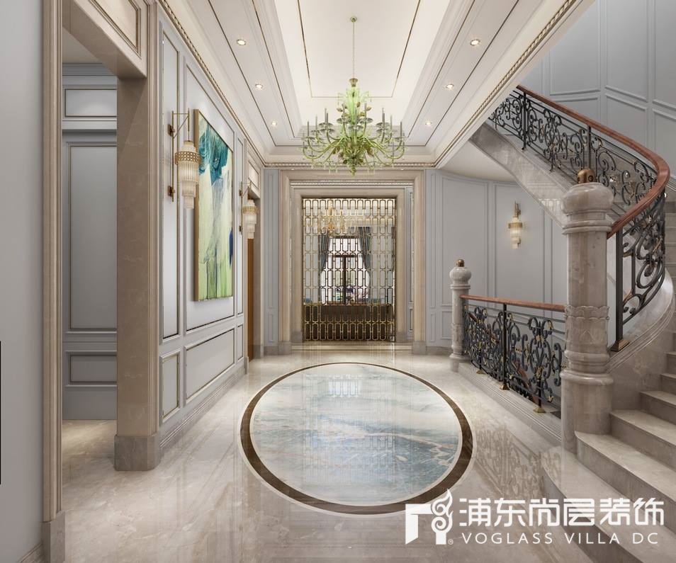东郊罗兰别墅门厅装修设计效果图